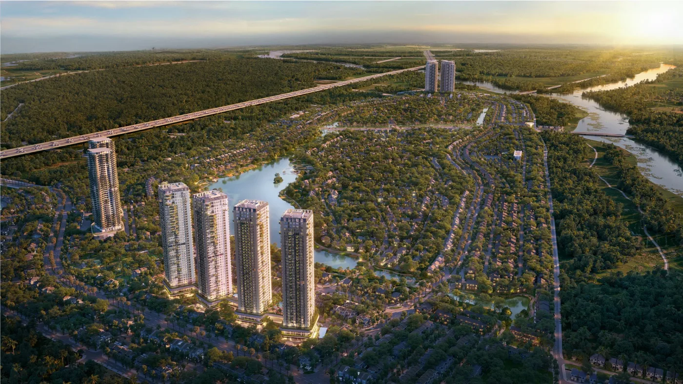 Phối cảnh tổng thể khu đô thị Eco Retreat