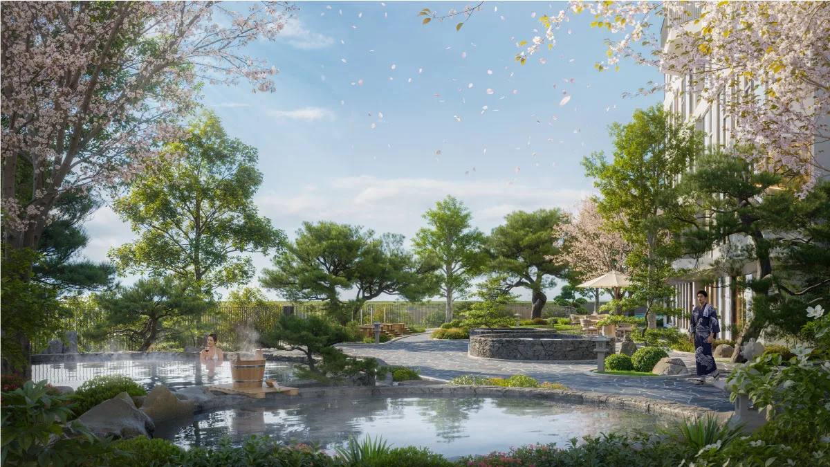Khu tắm khoáng nóng theo mô hình Nhật Bản tại Eco Retreat